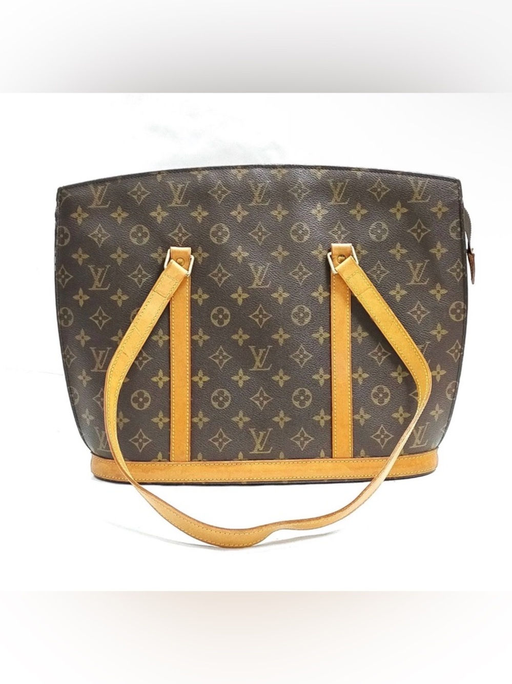 Louis Vuitton Monogram Babylone Canvas  Leather Shoulder Bag. -Preowned As Is